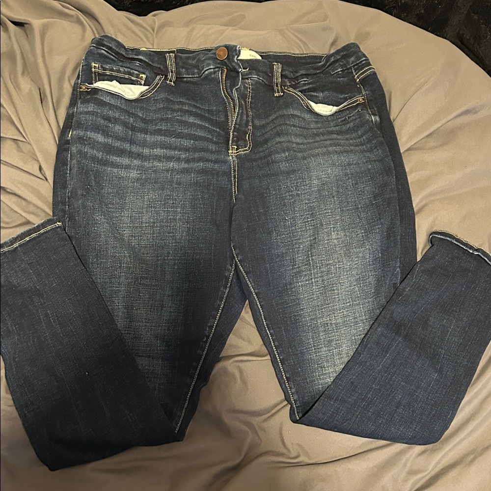Buckle BKE Dark Wash Women’s Curvy High Rise Skinny Ankle Jeans